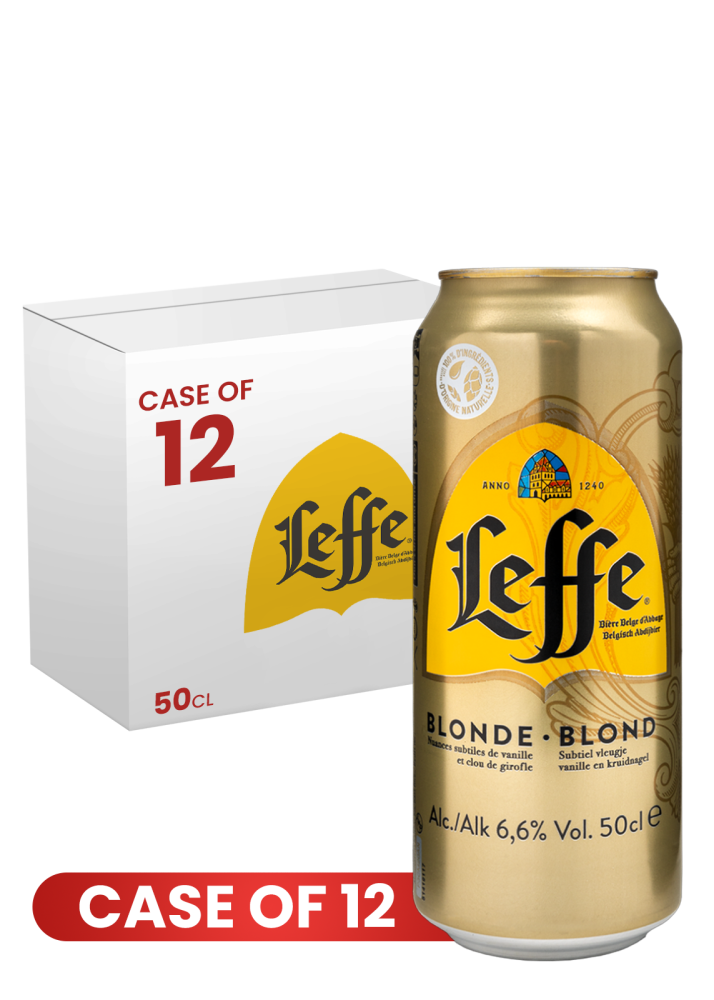 Leffe Blonde Can 50Cl X 12 Case