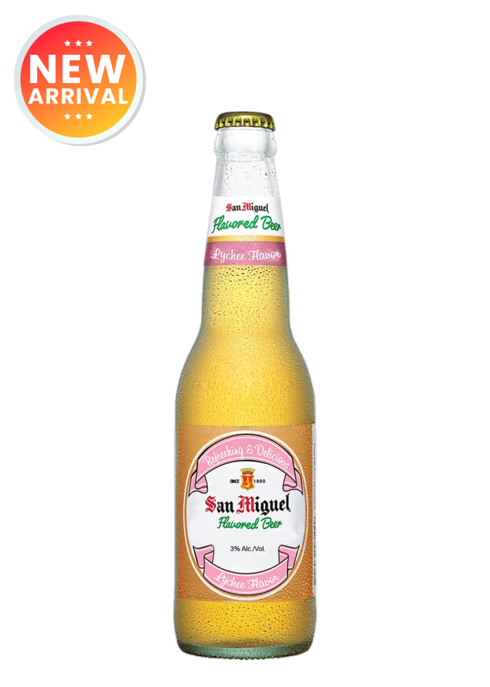 San Miguel Lychee Flavored Beer Btl 33Cl