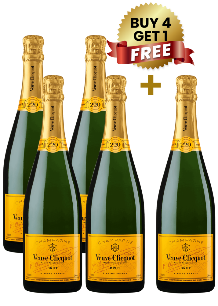 Veuve Clicquot Brut 75Cl (Buy 4 Get 1 Free)